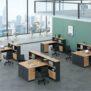 辦公員工桌 木秀家具 量身定制 創(chuàng)意設計 組合4/6人位辦公桌